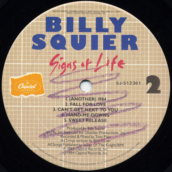 Billy Squier - Signs Of Life