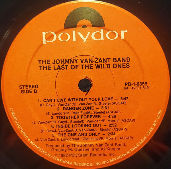 Johnny Van Zant Band - The Last Of The Wild Ones