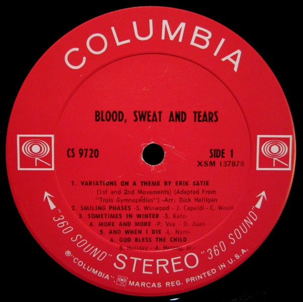 Blood, Sweat And Tears - Blood, Sweat & Tears