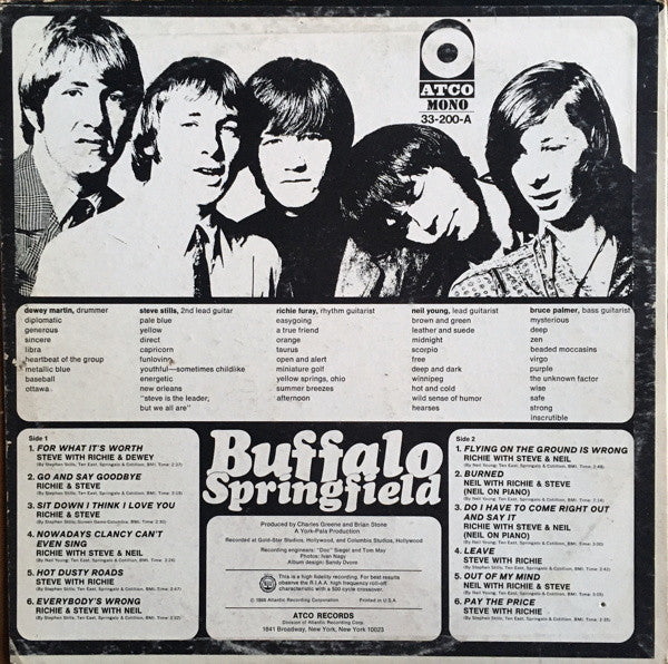 Buffalo Springfield - Buffalo Springfield