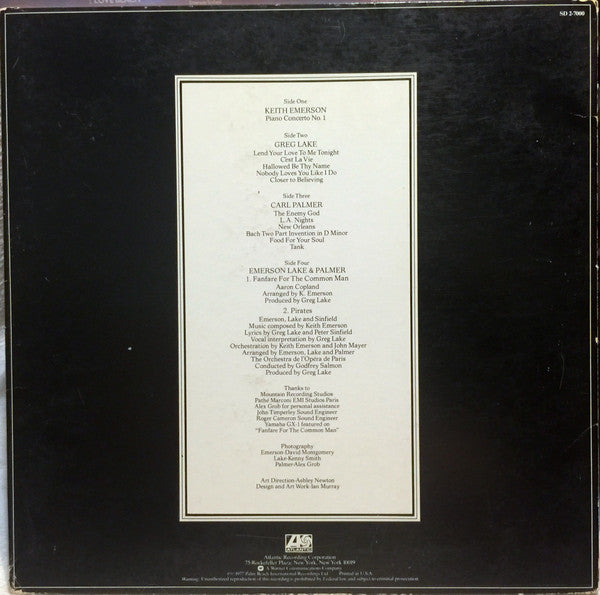 Emerson, Lake & Palmer - Works (Volume 1)