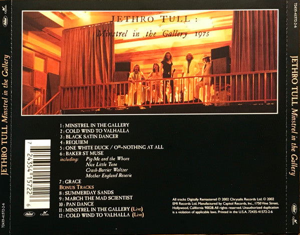 Jethro Tull - Minstrel In The Gallery