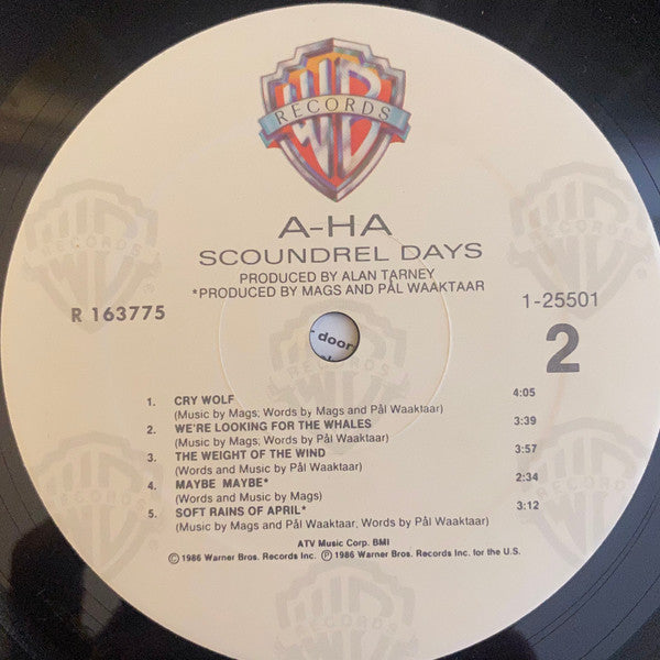a-ha - Scoundrel Days