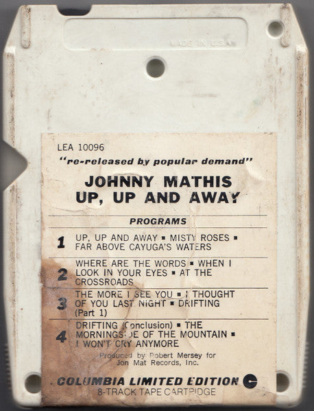 Johnny Mathis - Up,Up And Away