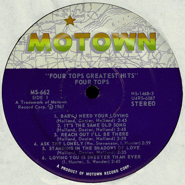 Four Tops - Greatest Hits