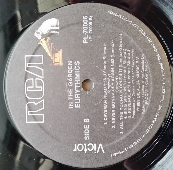 Eurythmics - In The Garden