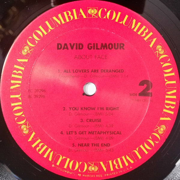 David Gilmour - About Face