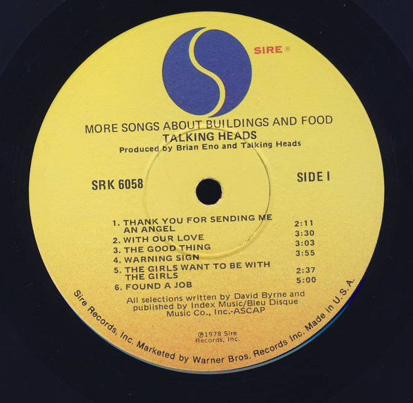Talking Heads - More Songs About Buildings And Food