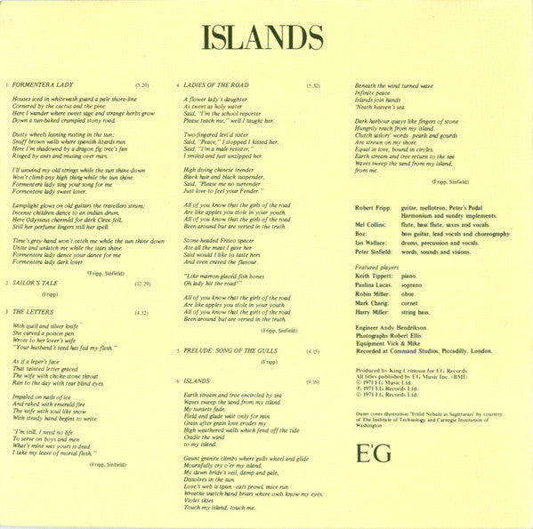 King Crimson - Islands