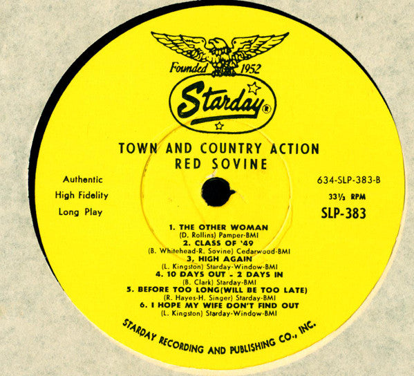 Red Sovine - Town And Country Action