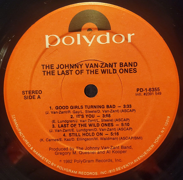 Johnny Van Zant Band - The Last Of The Wild Ones