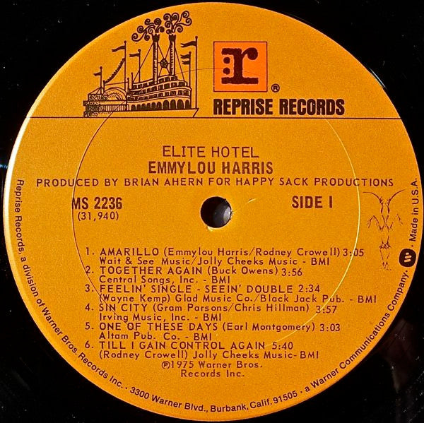 Emmylou Harris - Elite Hotel