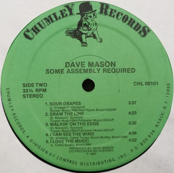 Dave Mason - Some Assembly Required
