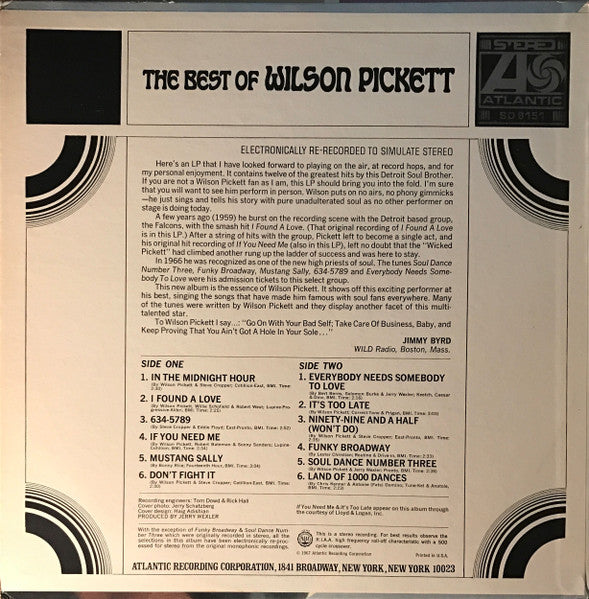 Wilson Pickett - The Best Of Wilson Pickett