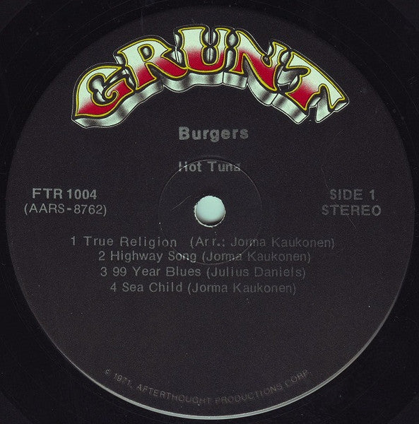 Hot Tuna - Burgers
