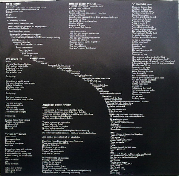The Boomtown Rats - Mondo Bongo