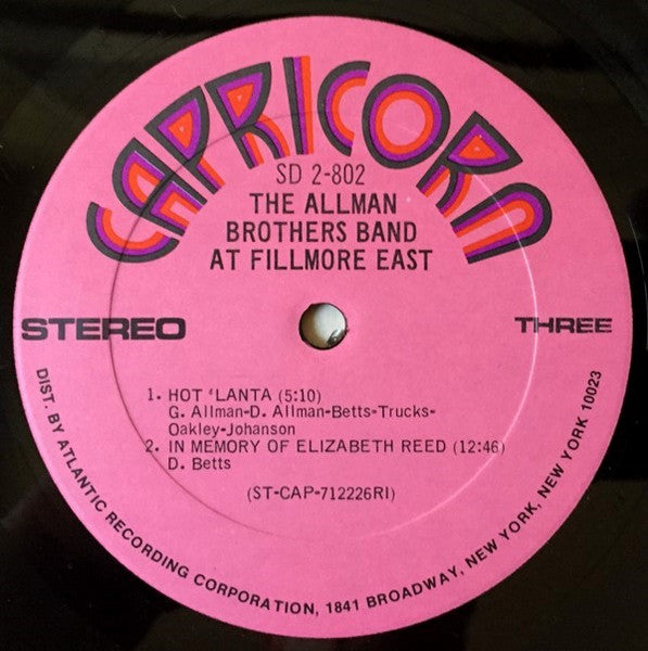 The Allman Brothers Band - The Allman Brothers Band At Fillmore East
