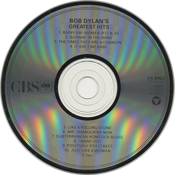 Bob Dylan - Bob Dylan's Greatest Hits