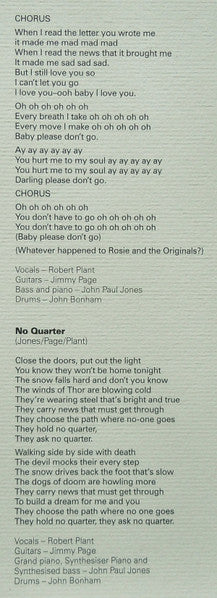 Led Zeppelin - Houses Of The Holy