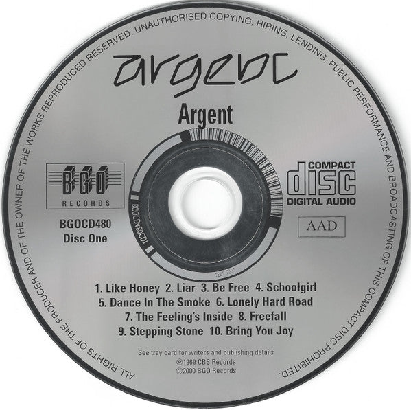 Argent - Argent / Ring Of Hands