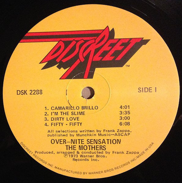 The Mothers - Over-Nite Sensation