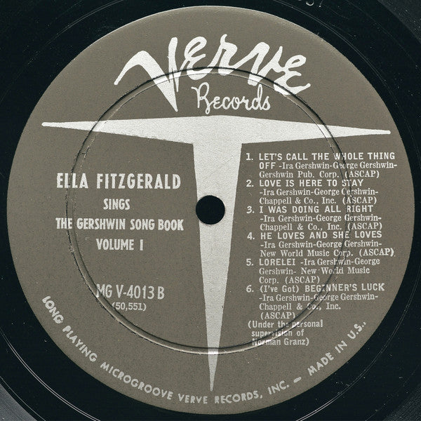 Ella Fitzgerald - Ella Fitzgerald Sings The Gershwin Song Book Vol. 1