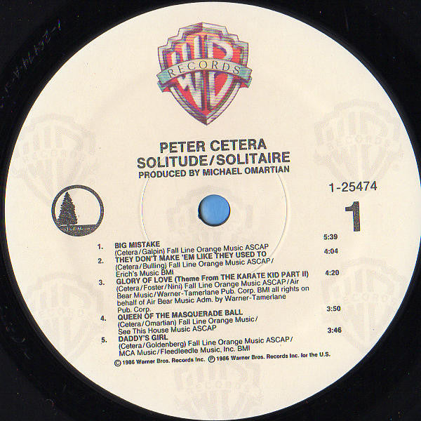 Peter Cetera - Solitude / Solitaire