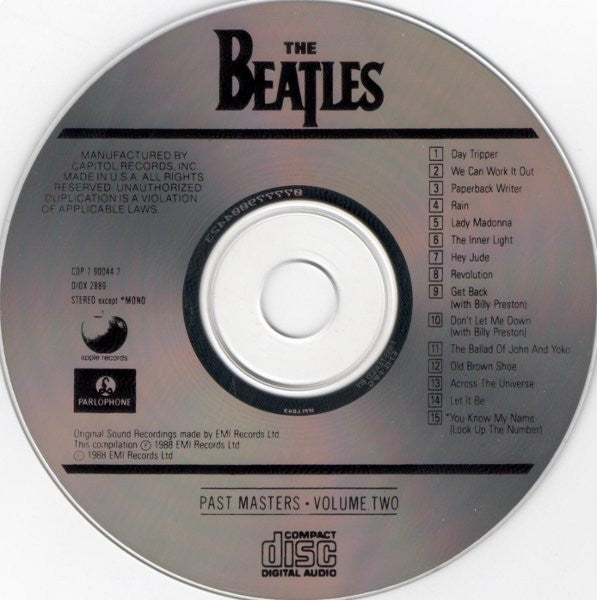 The Beatles - Past Masters • Volume Two