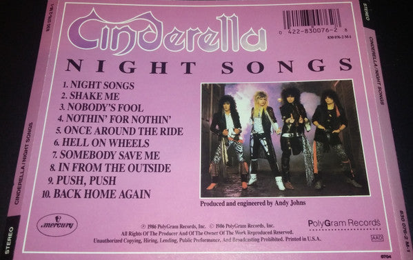 Cinderella (3) - Night Songs