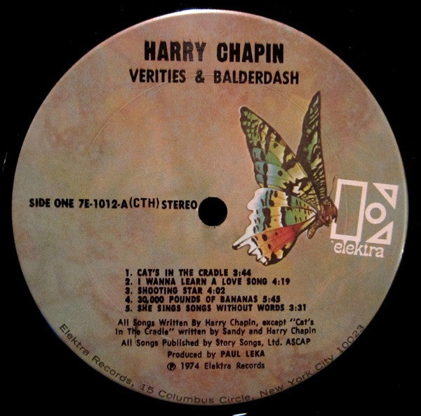 Harry Chapin - Verities & Balderdash