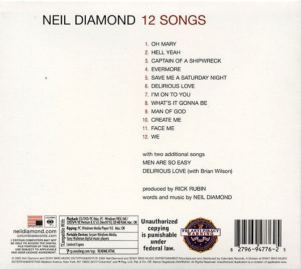 Neil Diamond - 12 Songs