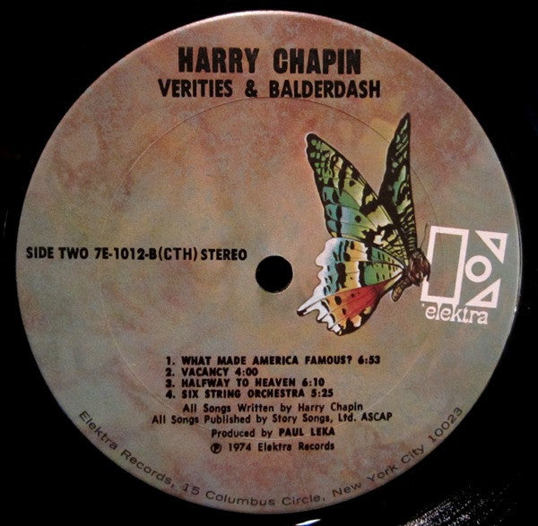 Harry Chapin - Verities & Balderdash