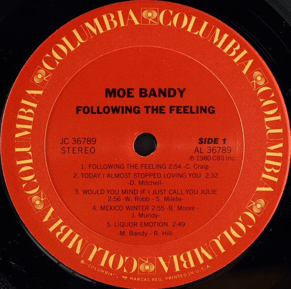 Moe Bandy - Following The Feeling