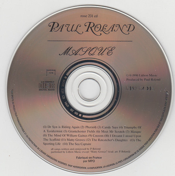 Paul Roland - Masque