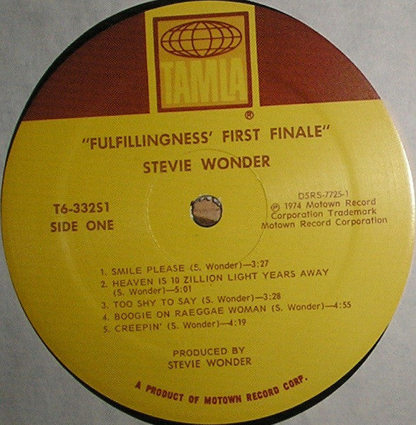 Stevie Wonder - Fulfillingness' First Finale