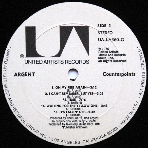 Argent - Counterpoints