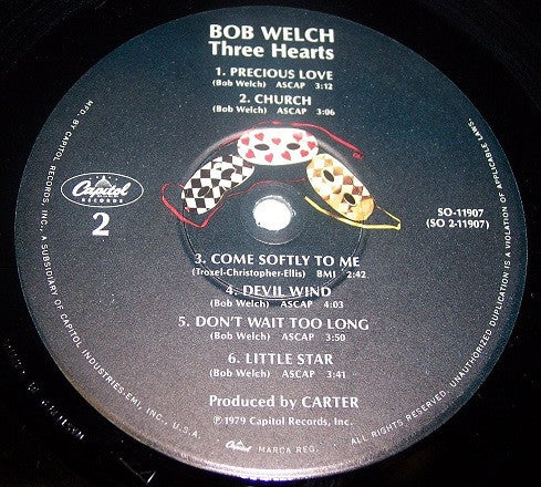 Bob Welch - Three Hearts