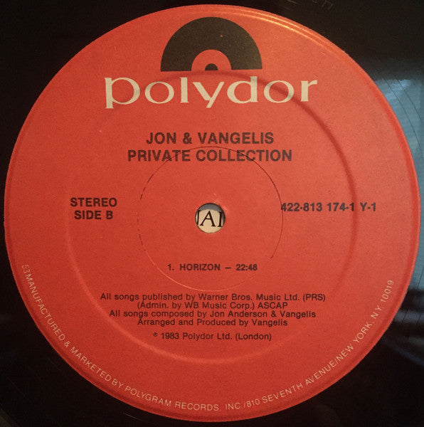 Jon & Vangelis - Private Collection