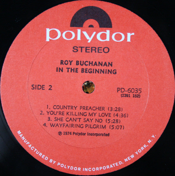 Roy Buchanan - In The Beginning