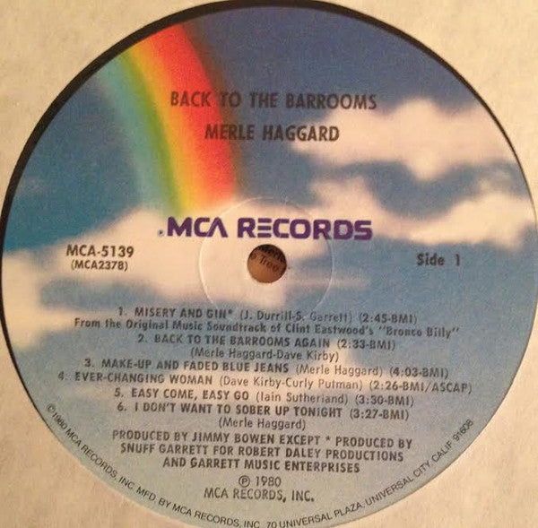 Merle Haggard - Back To The Barrooms