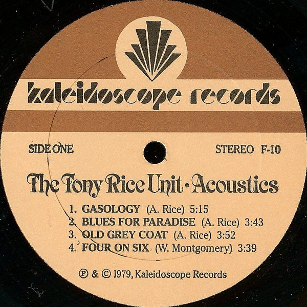 The Tony Rice Unit - Acoustics