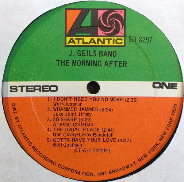 The J. Geils Band - The Morning After