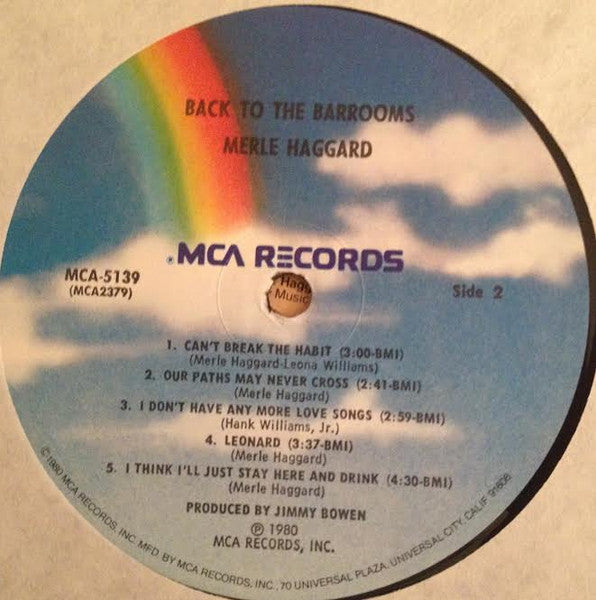 Merle Haggard - Back To The Barrooms
