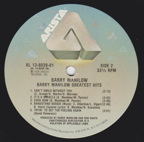 Barry Manilow - Greatest Hits