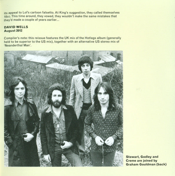 Hotlegs - You Didn't Like It Because You Didn't Think Of It: The Complete Sessions 1970-1971