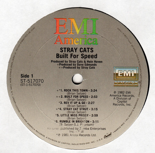 Stray Cats - Built For Speed