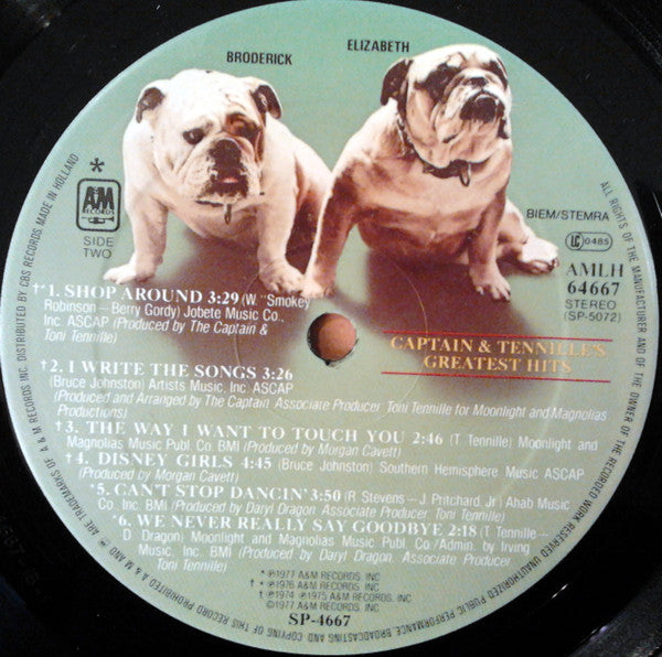 Captain And Tennille - Captain & Tennille's Greatest Hits