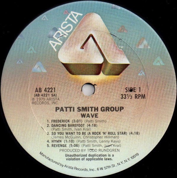 Patti Smith Group - Wave