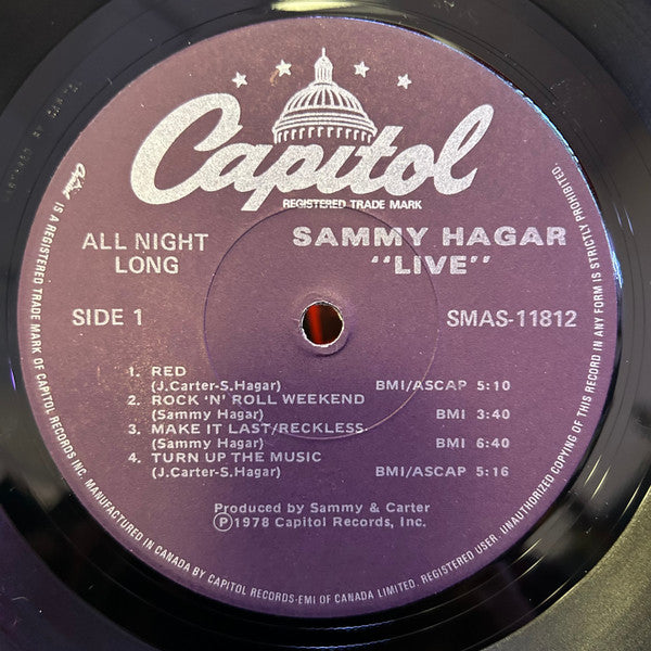 Sammy Hagar - All Night Long