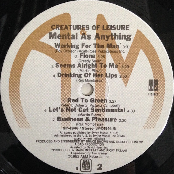 Mental As Anything - Creatures Of Leisure